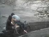 Drunk Chick Caught Fucking A Random Guy In A Public Park While Her Friend Is Keeping Her Company