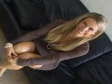 Desperate For Some Money Beautiful Blonde Will Do Anything To Get a Job