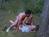 Double Penetration Deep In The Woods