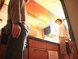 Japanese Boy Attack His Aunt In The Kitchen